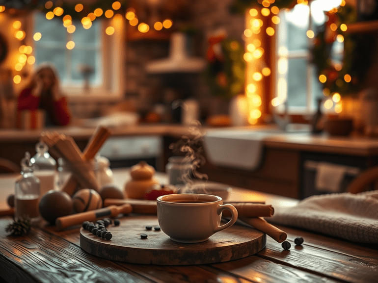 Recipes, Coffee, And Christmas&nbsp;Lights